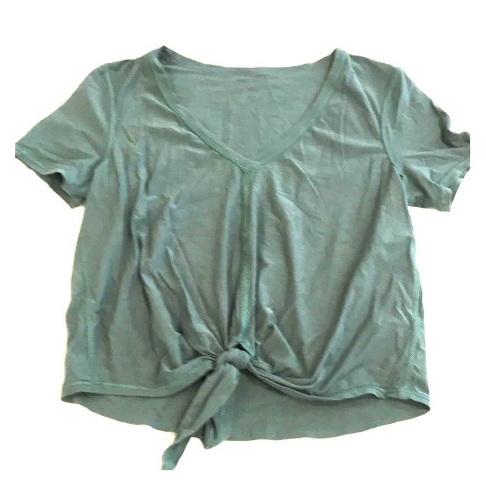 Lululemon short sleeve front tie t-shirt